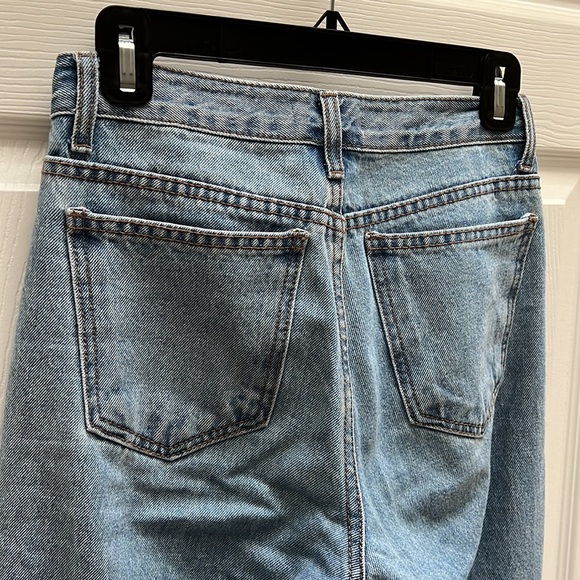 OAK + FORT Blue Mom Jeans - Picture 5 of 10